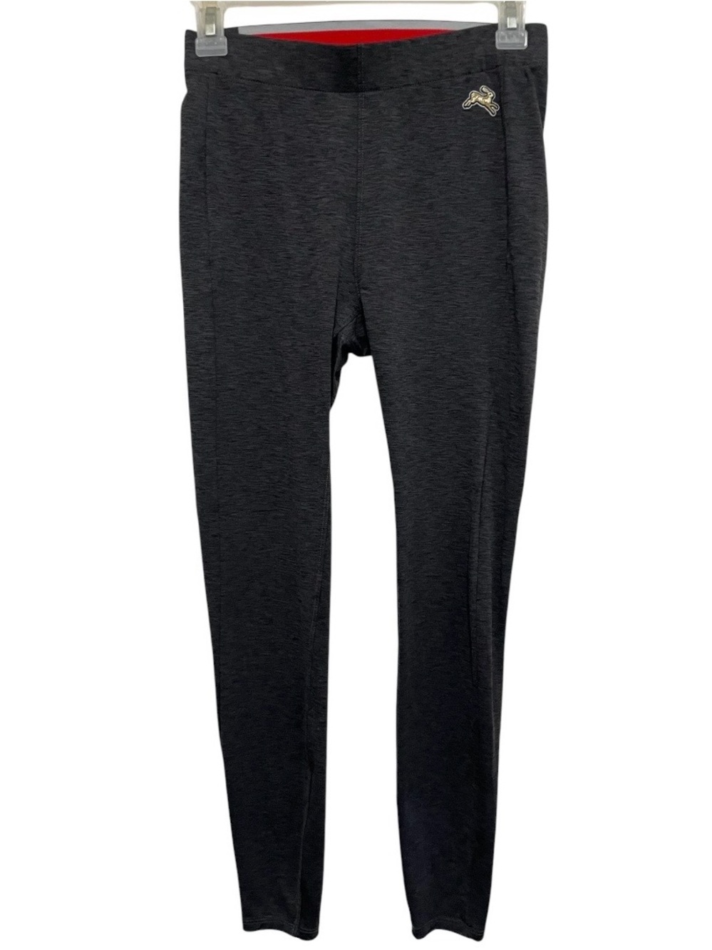 Tracksmith session running tights in charcoal